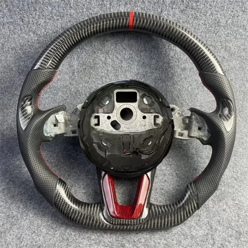Руль из углеродного волокна для Mazda 3, 6, CX-4, CX-5, RX-7, Axela, Atenza, RX8, MX5, CX3, CX5, RX7, CX8, CX9, с отделкой из замши (art.: 3920dafdf6508) - 3920dafdf6508