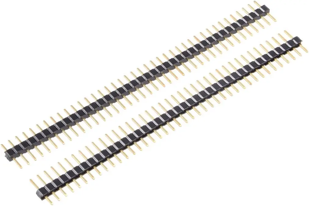 

Keszoox 20Pcs 2mm Pitch 40P Single Row Straight Connector Pin Header Strip for Prototype Shield