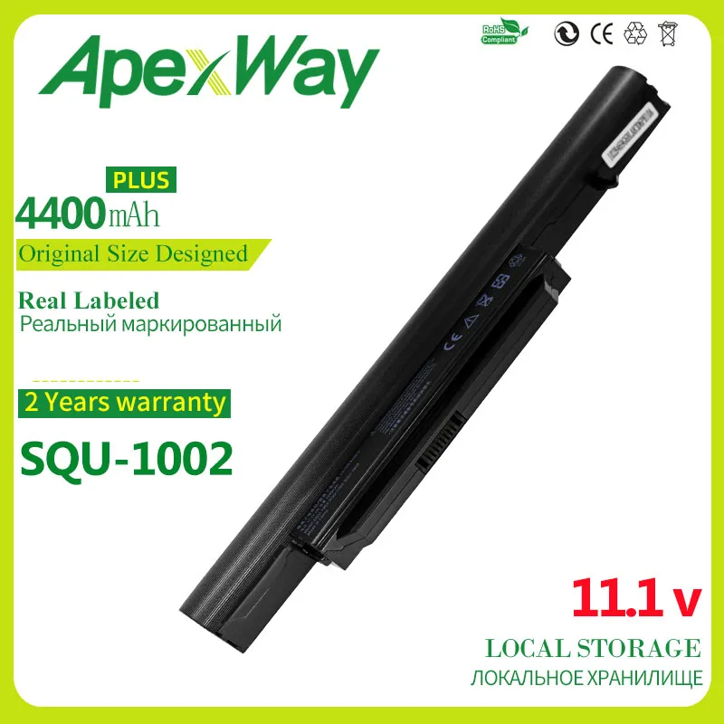 Laptop battery FOR A560P K580P HAIER T520 R410 R410U R410G SQU-1002 SQU-1003 SQU-1008 916T2134F CQB913 CQB912 3UR18650-2-T0681