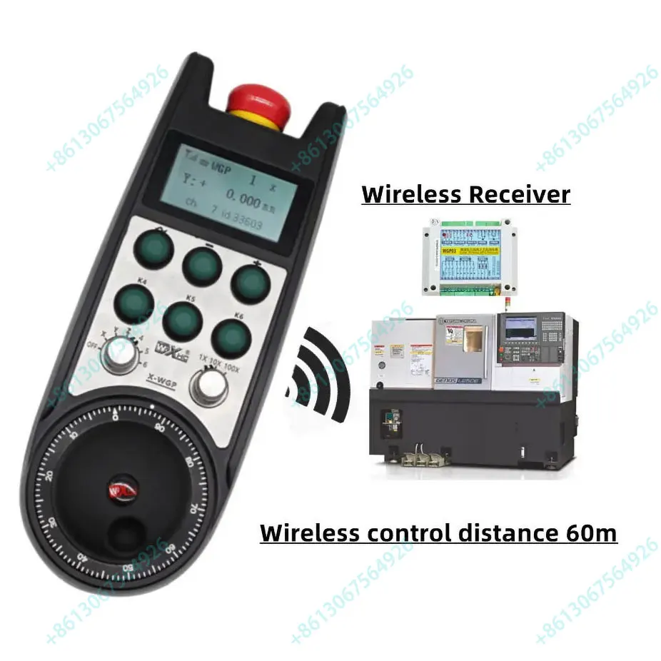 Большой портальный фрезерный станок XHC XWGP с аварийной остановкой беспроводной MPG