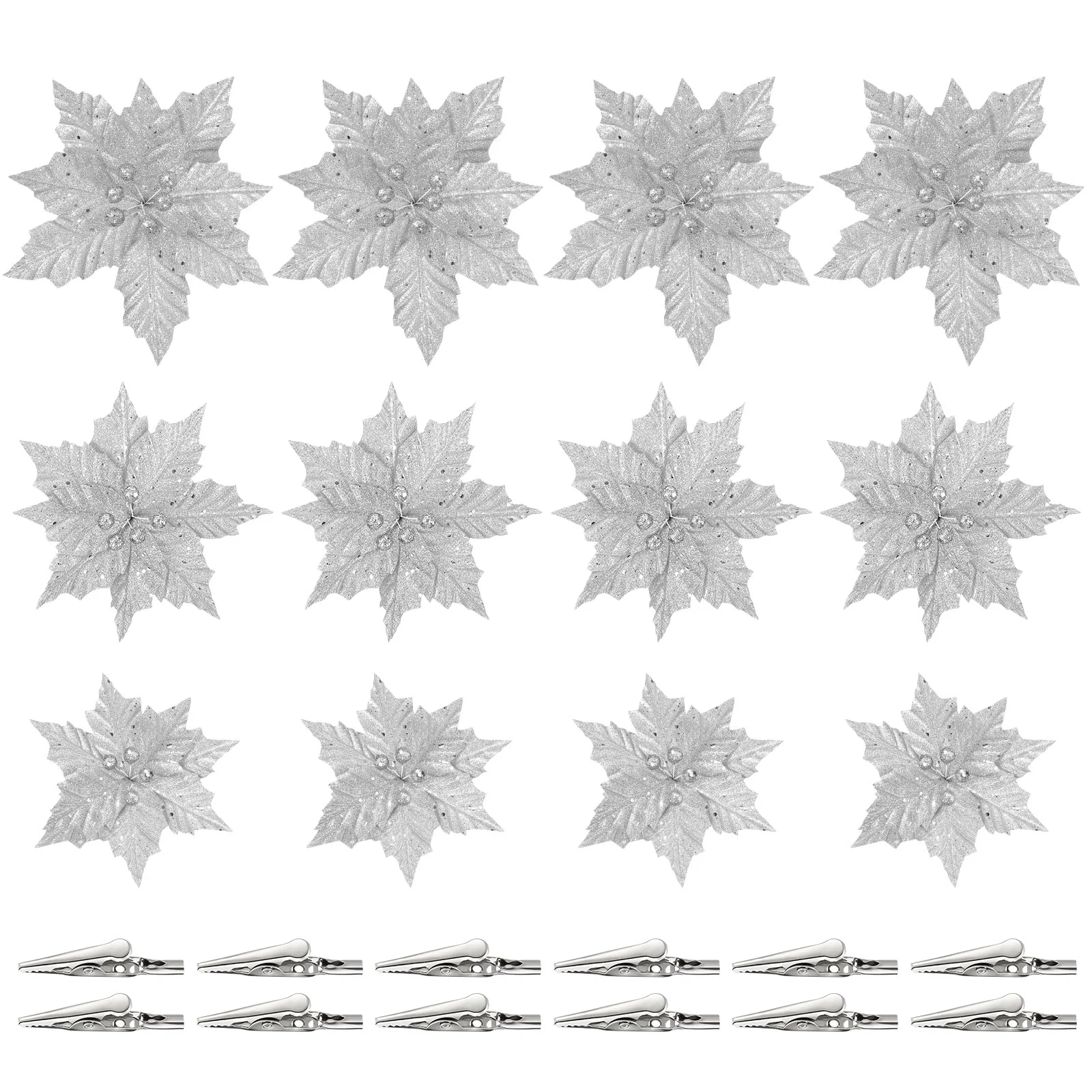 

Artificial Plants Outdoor Christmas Flower Decor Decorations Tree Holiday Flowers