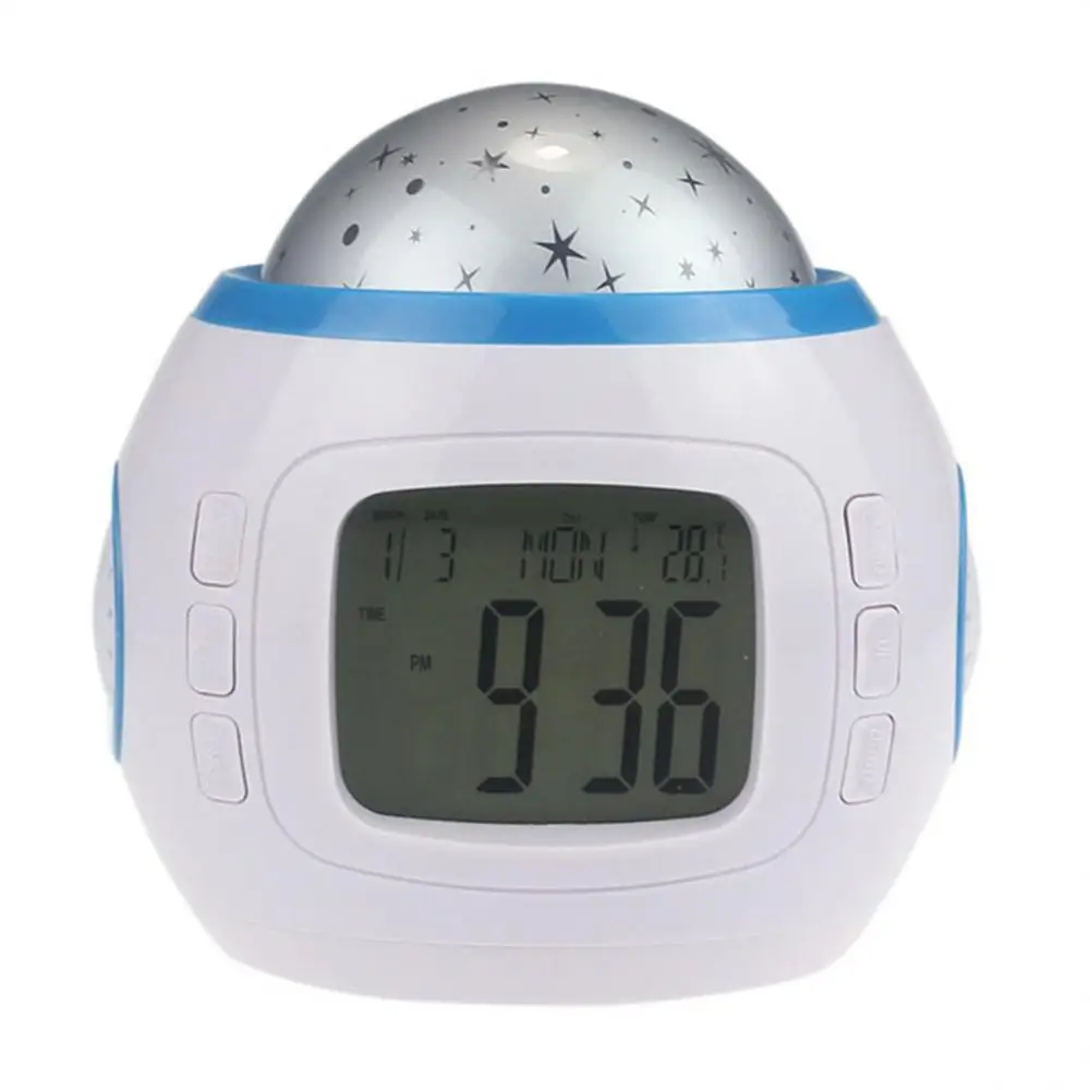 Ceiling Projector Multifunctional Childrens Alarm Clock Clock Desktop Clock