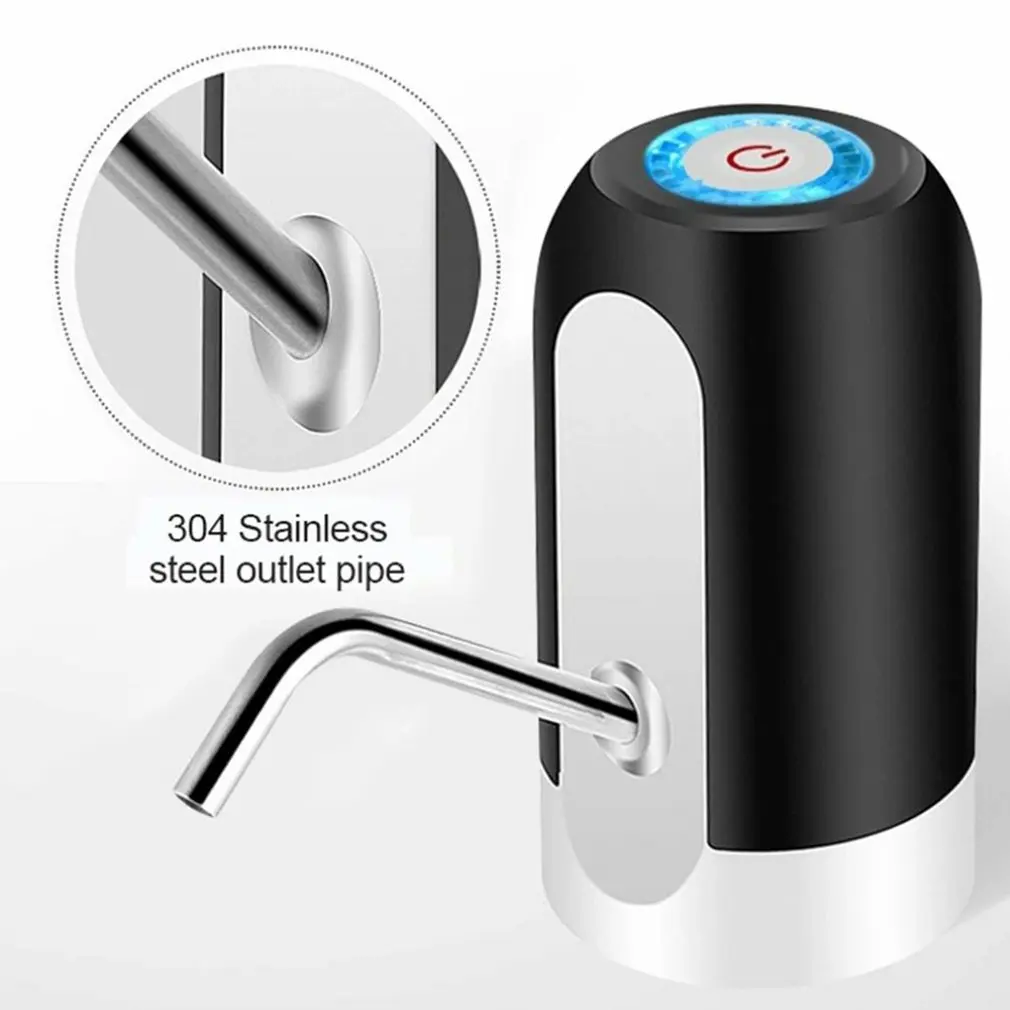 2021 New Water Bottle Pump USB Charging Automatic Electric Dispenser Auto Switch Drinking | Дом и сад