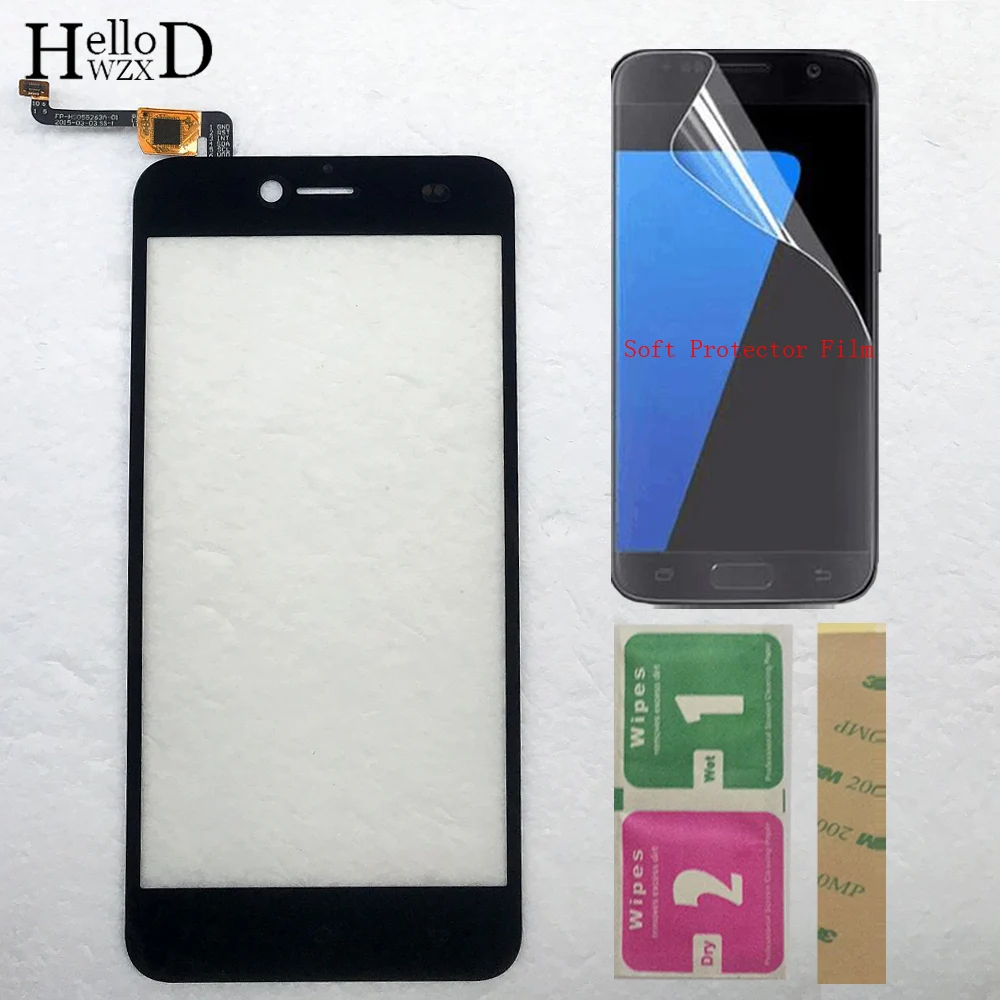 

Mobile Phone Touch Screen For Azumi A55GL Touch Panel Digitizer Replacement 3M Sticker Protector Film