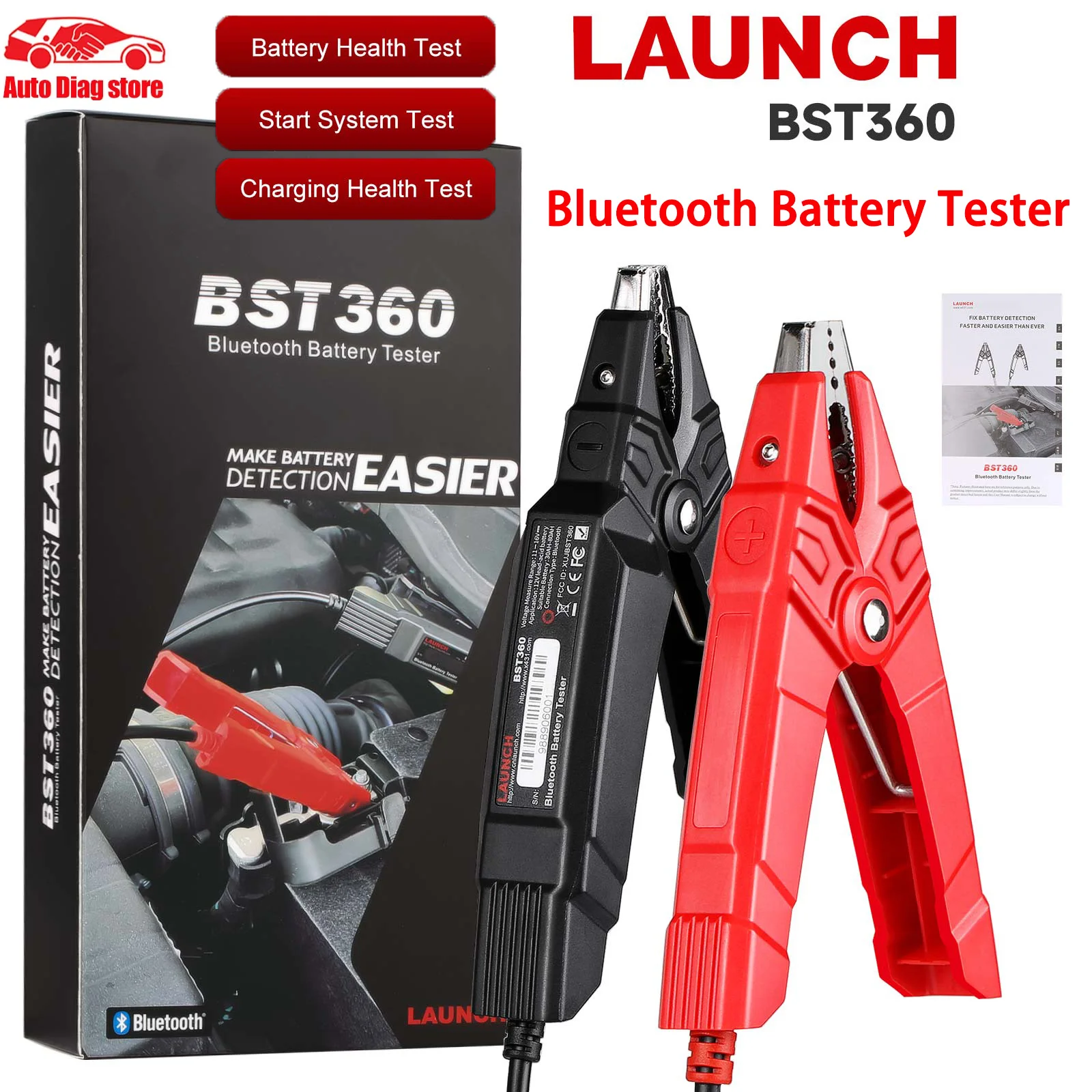 

Запуск X431 BST360 Bluetooth-тестер батарей, используемый с X-431 PRO GT, X-431 PRO V4.0, X-431 PRO3 V4.0, X-431 PRO5, X-431 PAD V/PAD