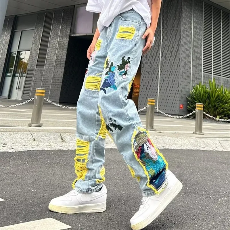 Мужские джинсы FANWEILIN Jnco
