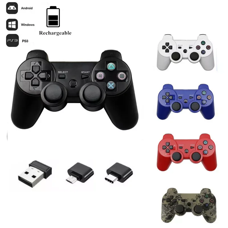 

2.4G Wireless Gamepad For Android phone/ tablet /PC /TV Box / PS3 Built in 400MA Battery Game Controller Joystick
