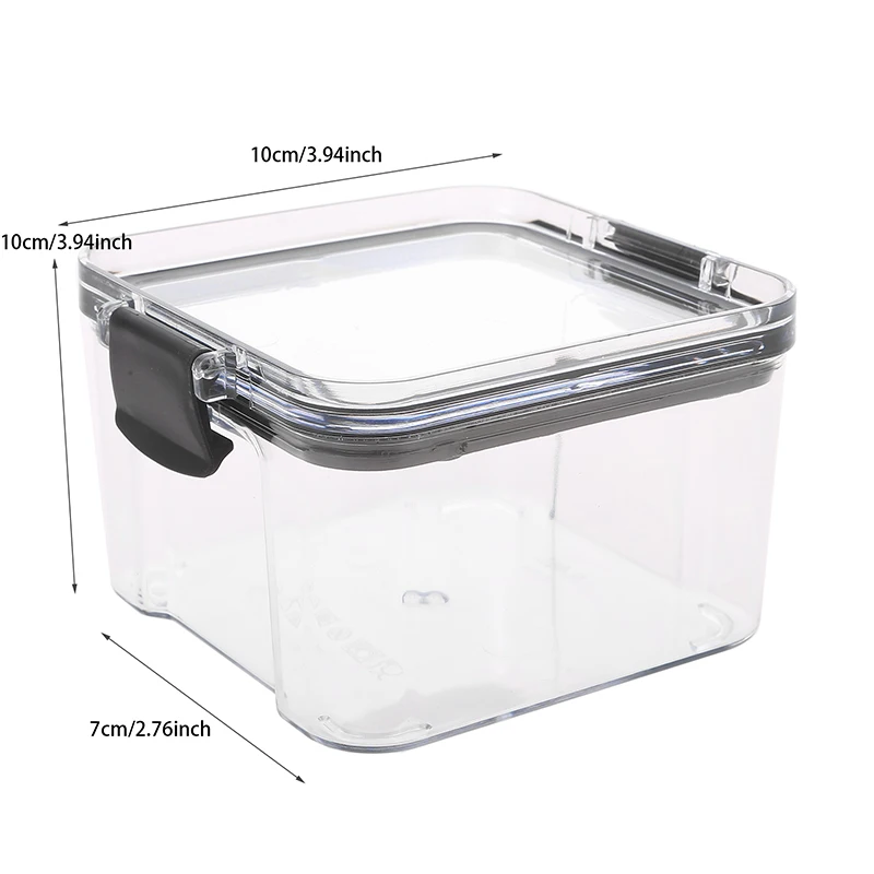 Коробка для хранения пищевых продуктов пластиковая герметичная банка