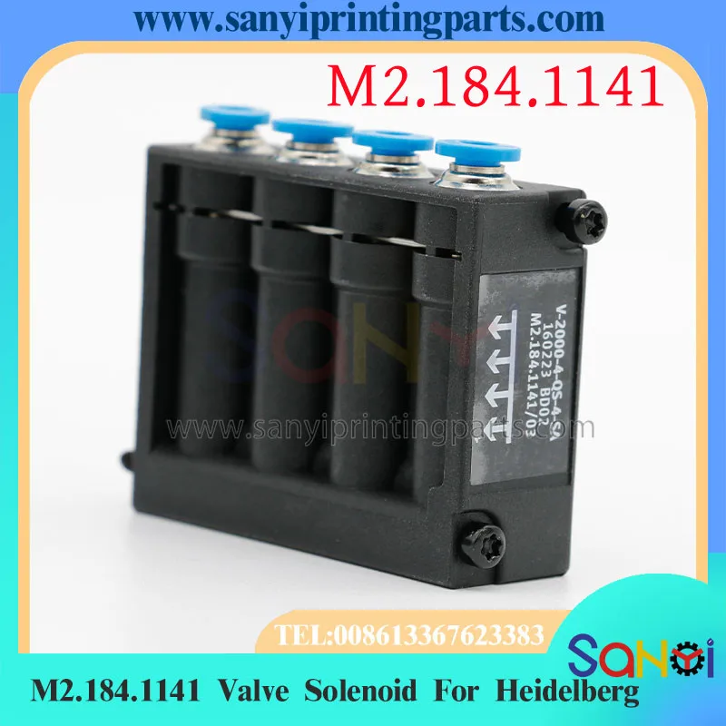 Высокое качество 1 шт. M2.184.1141 соленоид клапана V-2000-4-QS-4-SA для деталей печатной