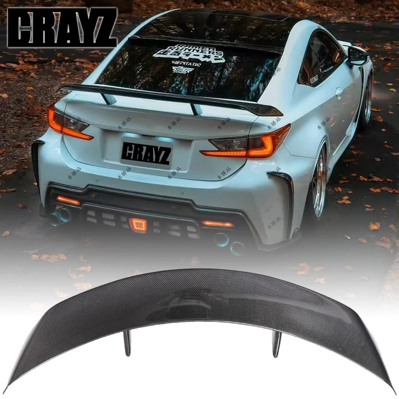 Задний спойлер багажника из углеродного волокна крылья для Lexus RC F RCF Coupe 2-дверный