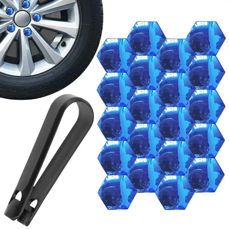 

Tire Caps 20Pcs Tire Stem Covers Dustproof Airtight Seal All-Weather Corrosion Resistant And Leak-Proof Air Protection Caps
