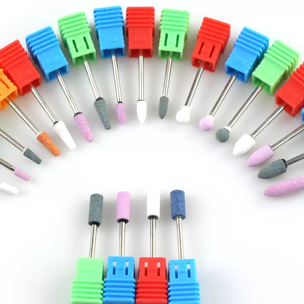 

1Pcs Ball Nail Drills Bit Corundum Milling Corundum Cutters Ceramic Stones File Manicure Rotary Burr Nail Polish Tools Accessory