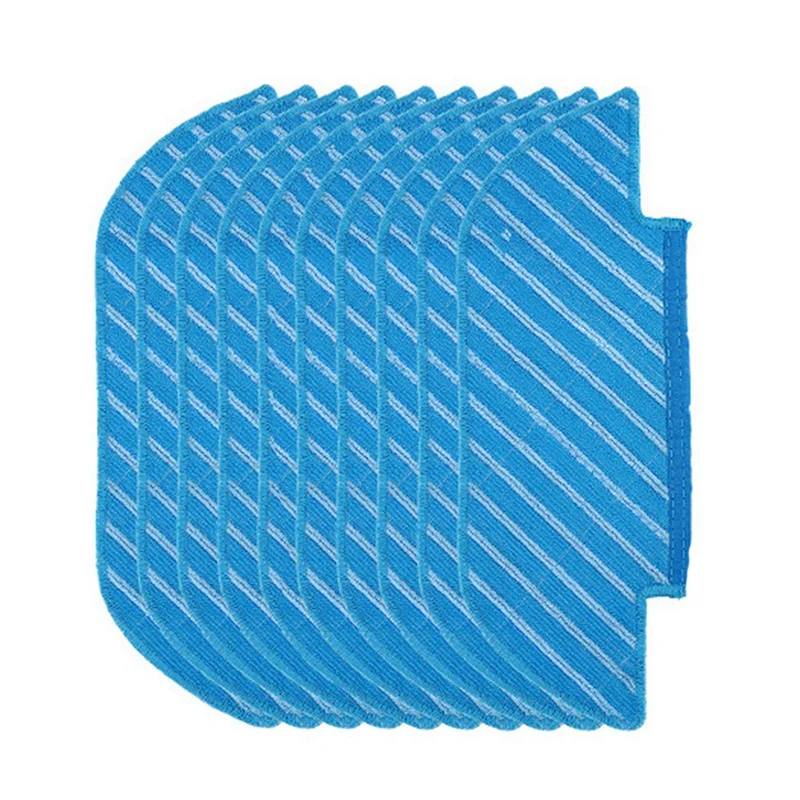 

10Pcs Mop Cloth Pad Fit For ECOVACS DEEBOT OZMO Slim 10 DK33 DK35 Vacuum Cleaner Accessories