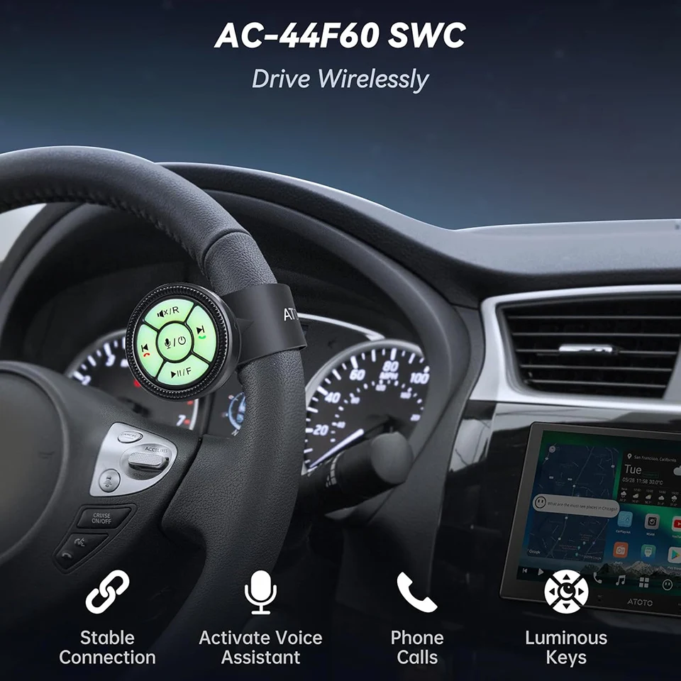 ATOTO AC-44F60 Ремешок для часов Беспроводной пульт дистанционного управления