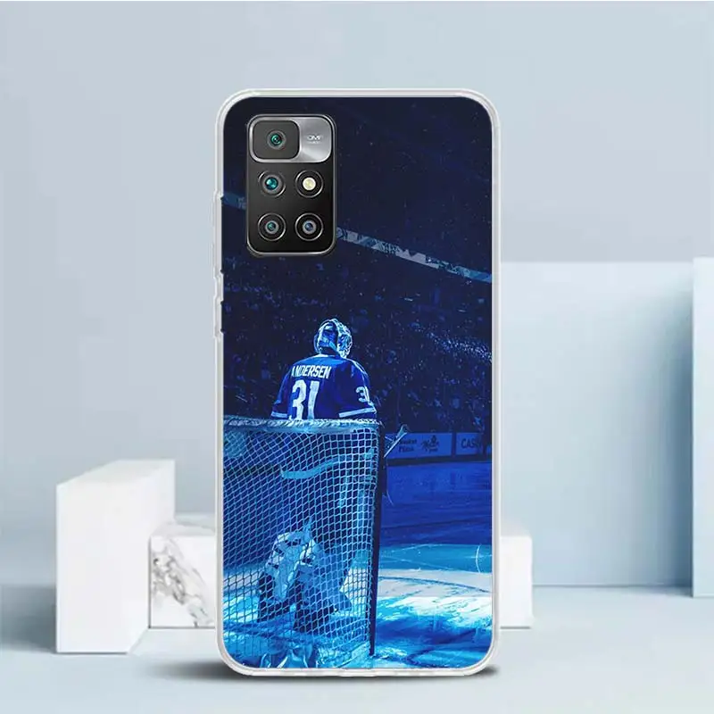 Мягкий спортивный чехол для каток хоккея с рисунком Redmi 12 12C 10 10A 10C 9 9A 9C 9T телефона 8