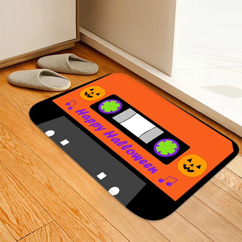 

Cassette Tape Rugs Flannel Anti Slip Absorbent Floor Mats Outdoor Doormat Bathroom Kitchen Entrance Carpet Home Decoration