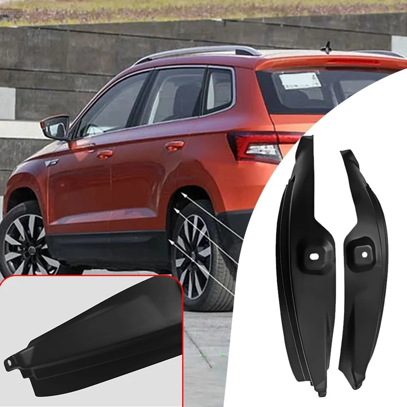 

1 Pair Car Rear Mud Flaps For Skoda Karoq 2016-2023 Fenders Mudguard Guard Splash Mudflaps Tire Mat Modification Styling