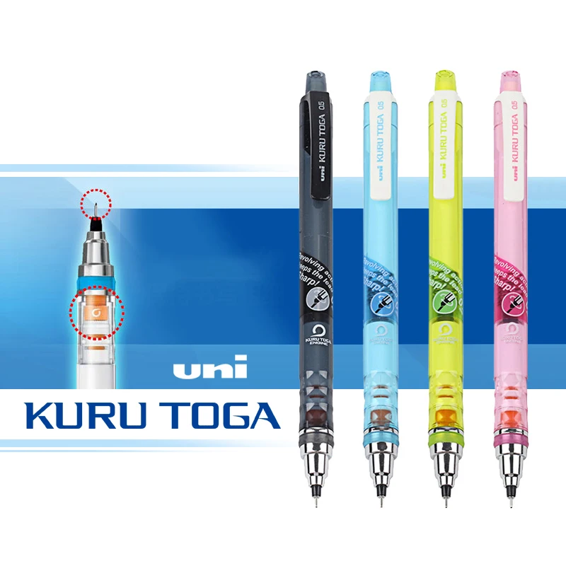 , 0.5mm Lead Rotation Mechanicsl M5-450t Black Blue Pink Japanese Stationery Cute Pencils