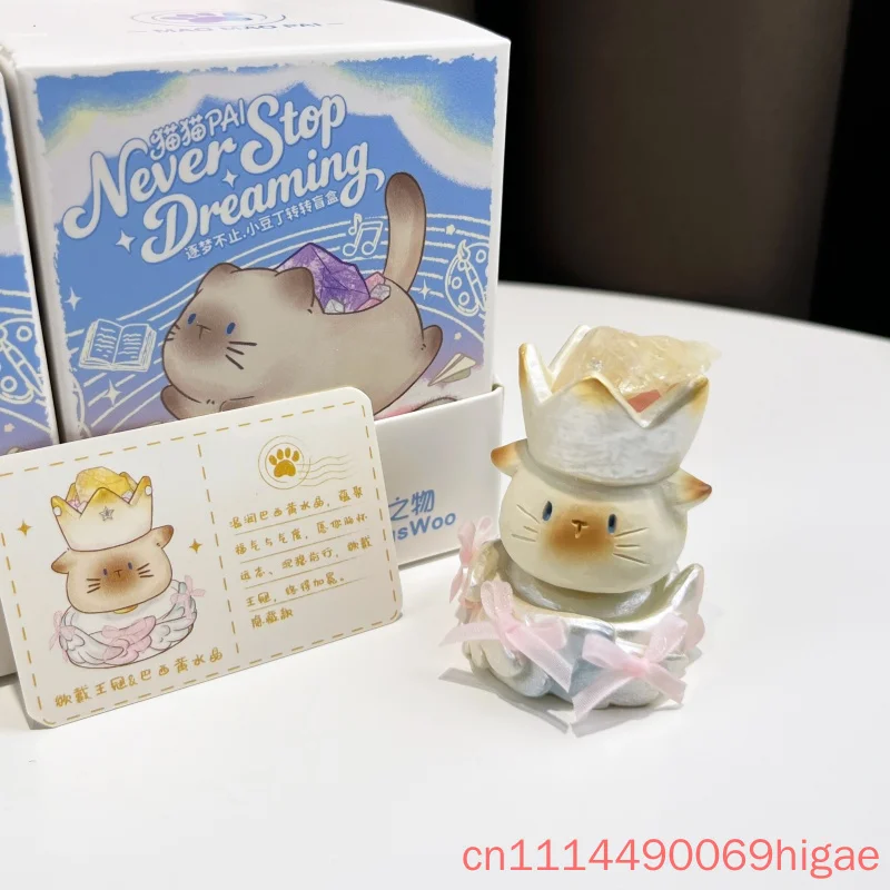 Оригинальная серия игрушек Cat Pai Never Stop Dreaming в формате сюрприз-бокса, с возможностью вращения, модель игрушки для игры, украшение для автомобиля, игрушка-сюрприз, подарок. (art.: 3920dcde13c7d) - 3920dcde13c7d