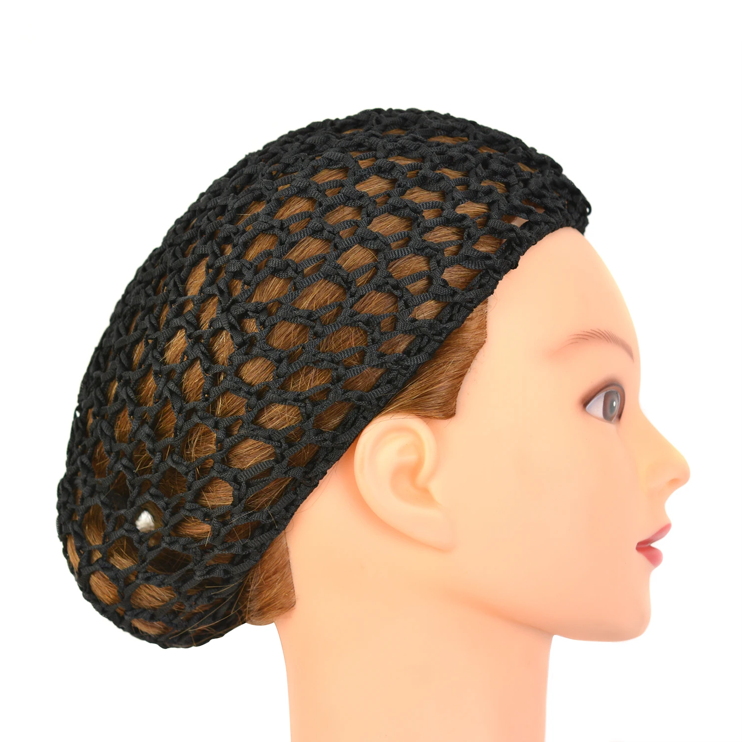 1 Pc Black Crochet Hair Net Rayon Mesh Knit Snood Hat Women Hair Net for Sleeping 1 Pc Black Crochet Hair Net Rayon Mesh Knit Snood Hat Women Hair Net for Sleeping
