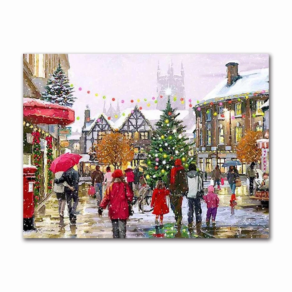 

Картина на холсте Рождественская елка AliPaint