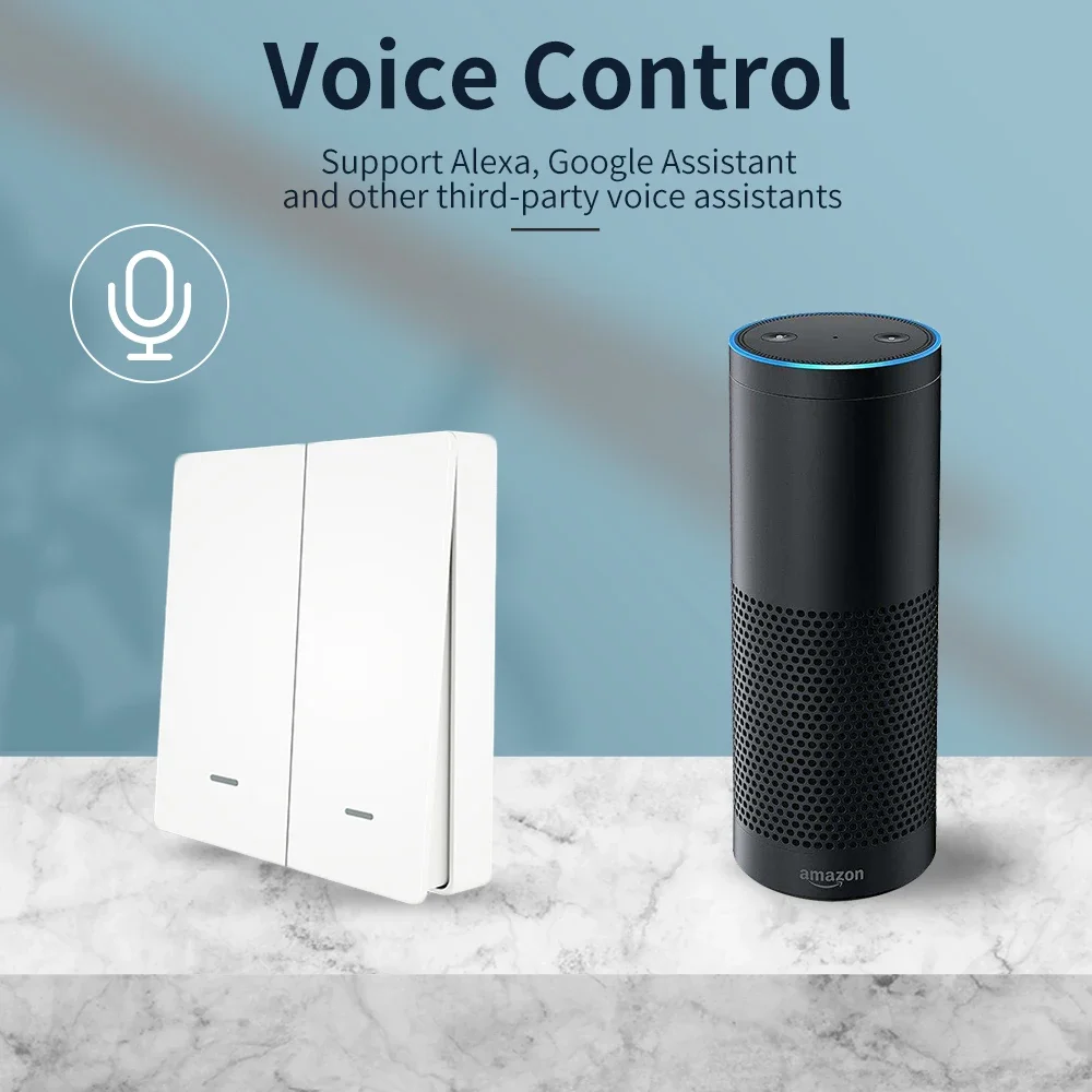 Беспроводной переключатель ihsine Tuya ZigBee Smart Scene настенный с клейкой на батарейках