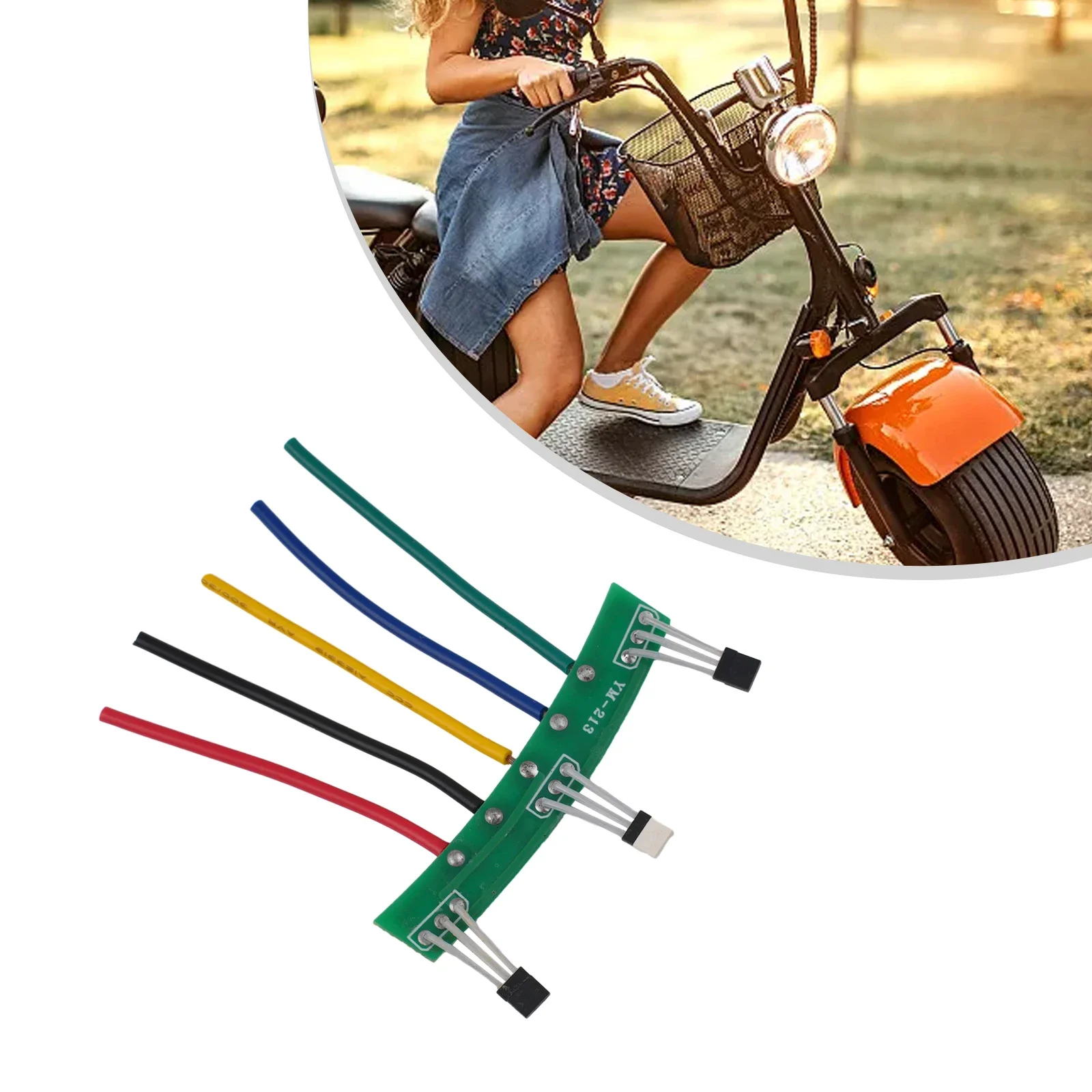 Замена Холла электрического скутера 3147 41F 213 PCB платы кабеля подходит для