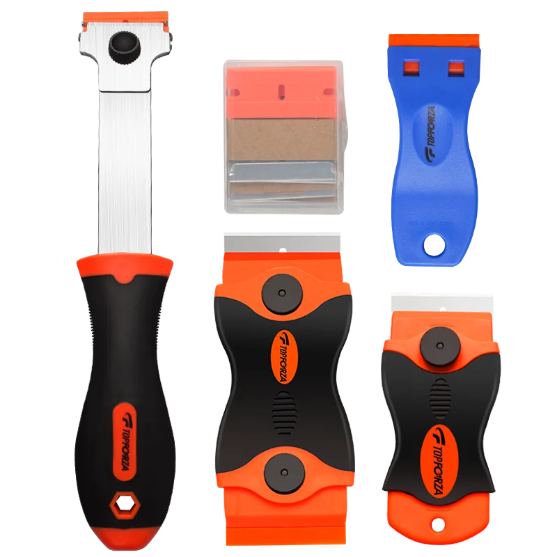 

Mini Razor Blade Scraper Set Wrap Sticker Ceramic Glass Car Window Glue Cleaner Squeegee Remover Tool