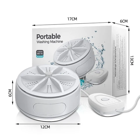 Портативная ультразвуковая стиральная машина с портом Usb для дома