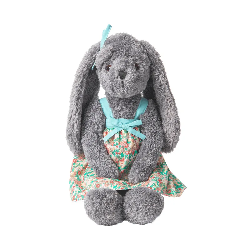 

Kawaii Stuffed Toys Cute Long Ear Rabbit Dolls Plush Animals Toy Soft Cotton Baby Sleeping Doll with Clothes Kids Birthday Gift