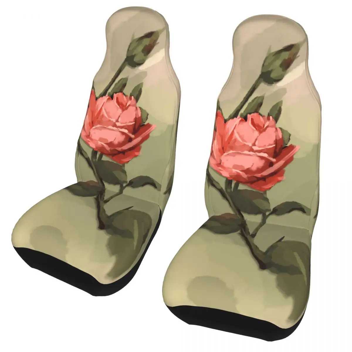 

Rose Valentine's Day Universal Car Seat Cover Four Seasons For All Kinds Models Flowers Seat Cushion/Cover Polyester Car Styling