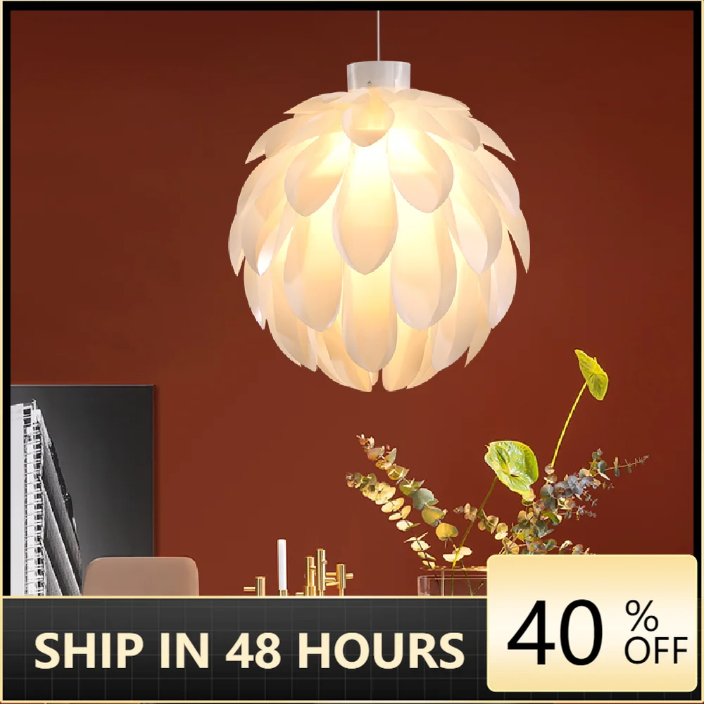 

New Modern Pendant Light Aluminum Creative Hanglamp For Dining Room Home Lighting Fixtures E27 110v 220v White Silver Copper