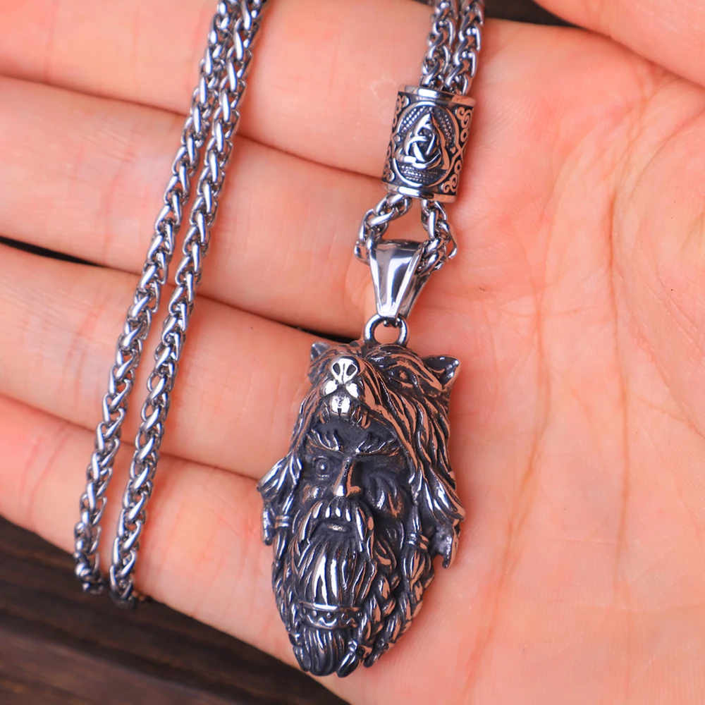 Винтажный скандинавский один искусственный воин нержавеющая сталь амулет