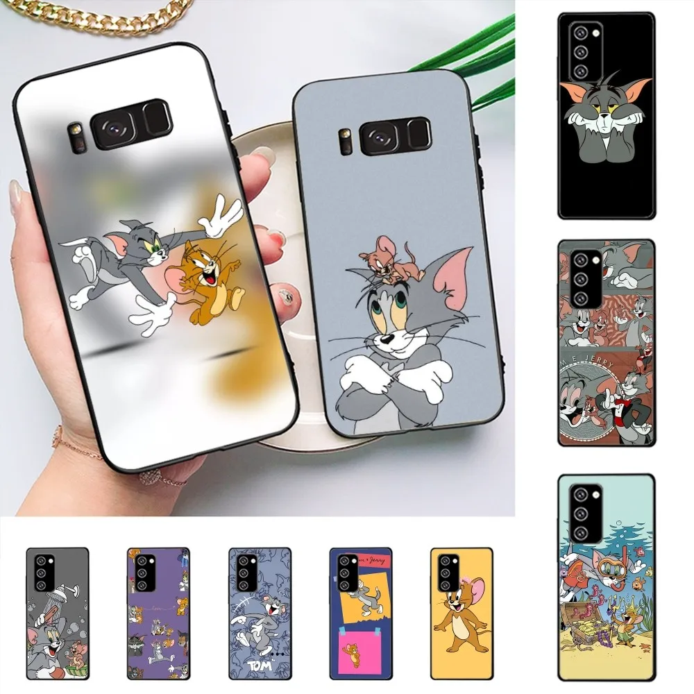 

Cartoon cat and mouse Phone Case For Samsung Note 8 9 10 20 pro plus lite M 10 11 20 30 21 31 51 A 21 22 42 02 03