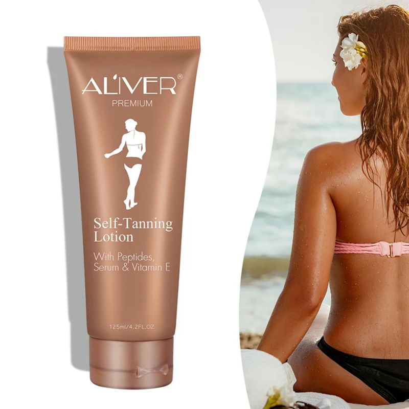 

Natural Bronzer Sunscreen Tanner Lotion Self Sun Tan Tanning Suntan Cream Color Stay Bronze Enhance Day Tanning Cream