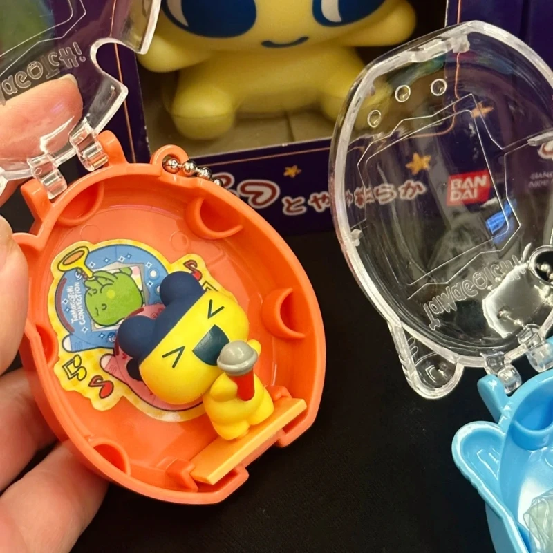 Фото Новый хит Bandai Tamagotchi Pooptime Shaped V1V2 слепая коробка аниме фигурка фасоль кукла слепая сумка украшение рюкзака игрушка подарки на день рождения №4
