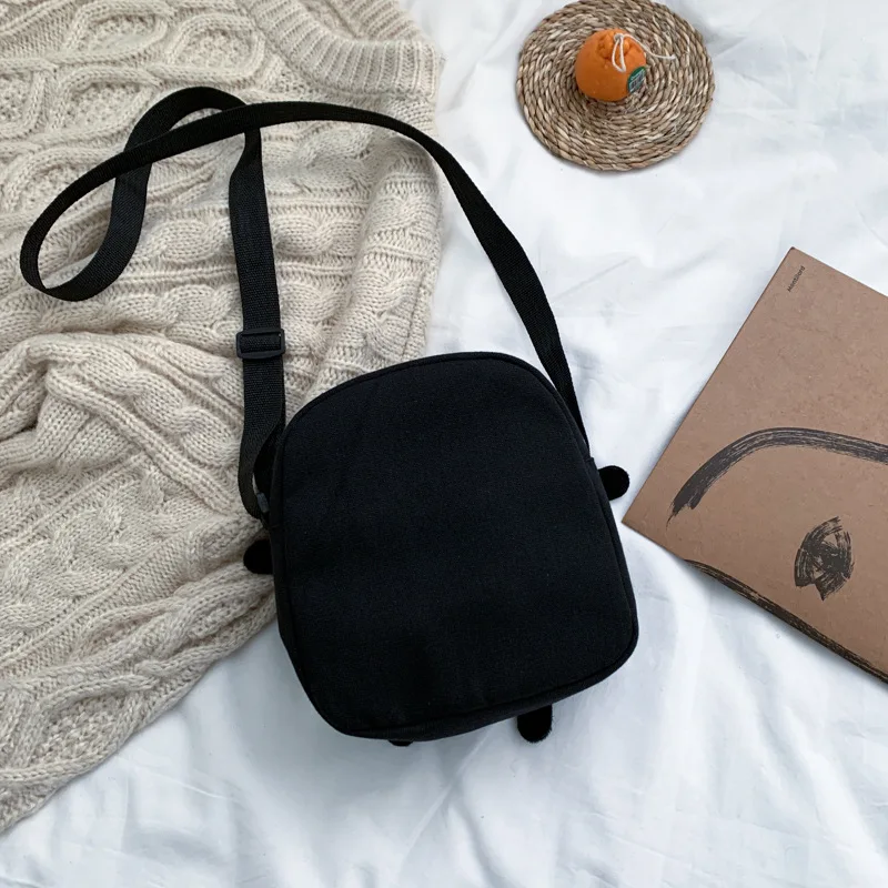 Canvas Bag Girl Boy New Fashion Student Lovely Girls Shoulder Bags Women Messenger Bag