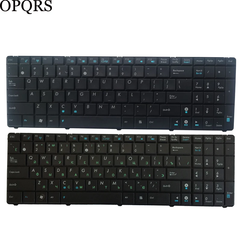 

Russian RU/US laptop keyboard FOR ASUS V090562BS1 0KN0-EL1RU01 V090562BS1 0KN0-EL1RU01 04GNV91KRU00-1 MP-07G73RU-5283 V090562BK1