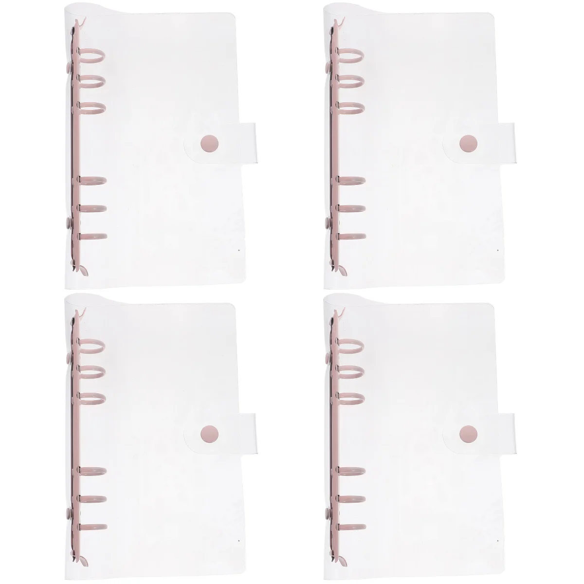 

Cover Binder Notebook Ring Diary Transparent Loose Leaf A5 Protector Pvc Refillable Journal Shell Rings Soft Clear Folder A6