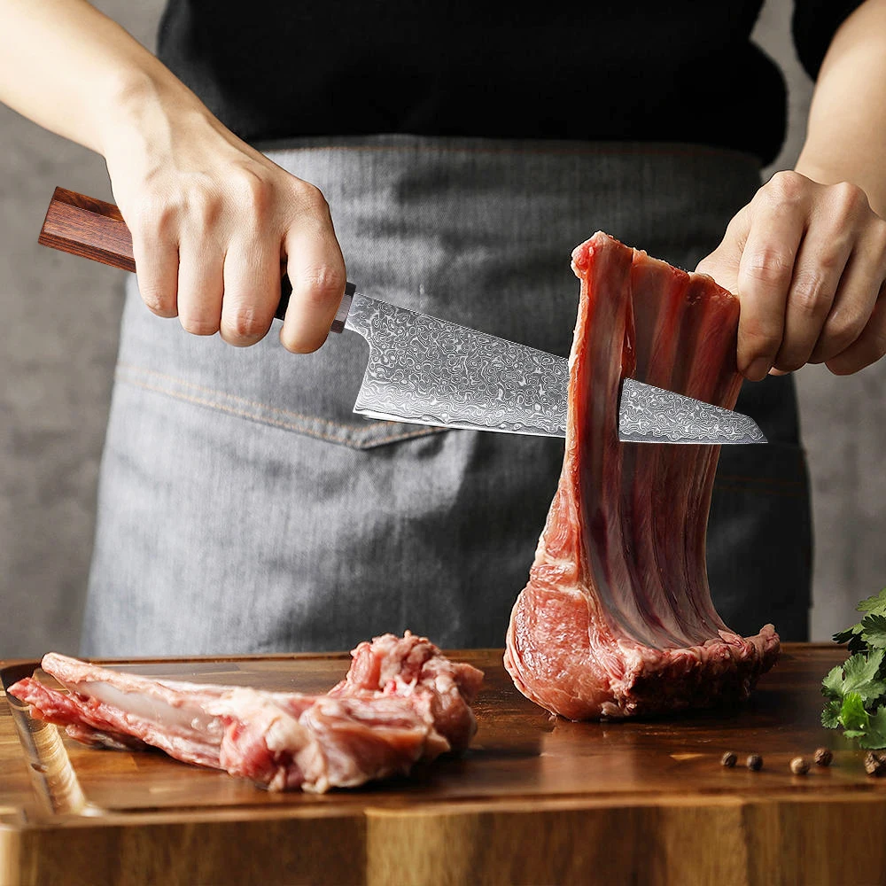 Японский нож Honesuki YIZEMA 6 дюймов профессиональные кухонные инструменты из