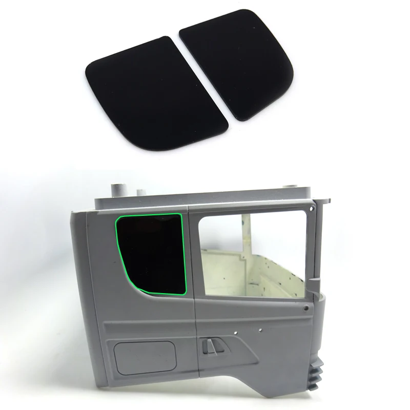 1 компл. маленькие боковые окна глянцевые для 1/14 Tamiya RC Truck Trailer самосвал Scania R730 620 470