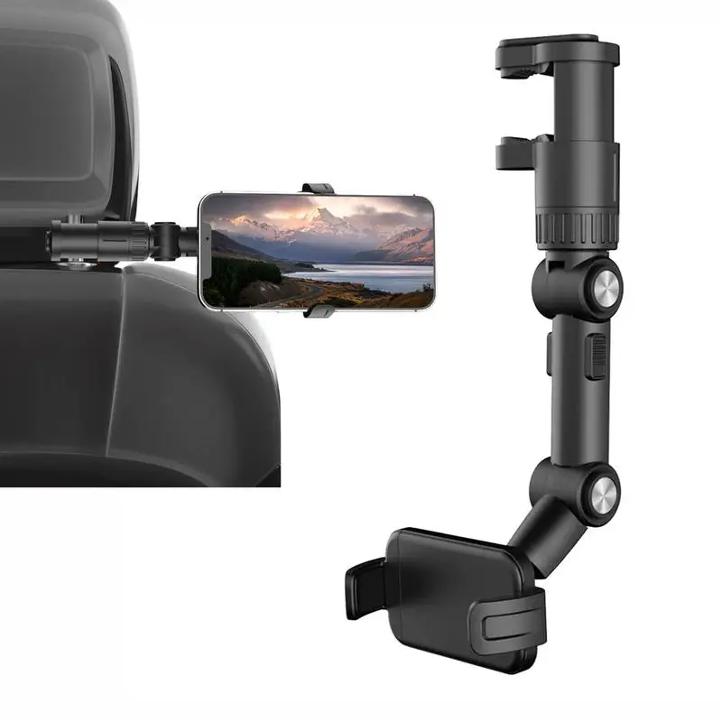 

Многофункциональный держатель для телефона в зеркале заднего вида, держатель для телефона в зеркале заднего вида, держатель телефона для кровати, рабочего стола, подголовника заднего сиденья