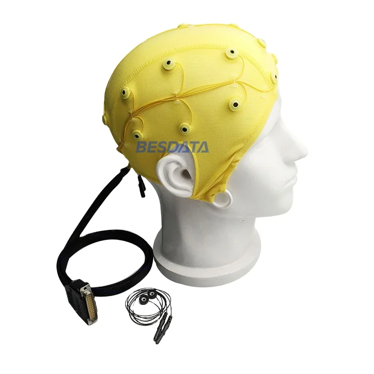 Новый датчик мозговой волны EEG крышка с кабелем и свинцовыми проводами