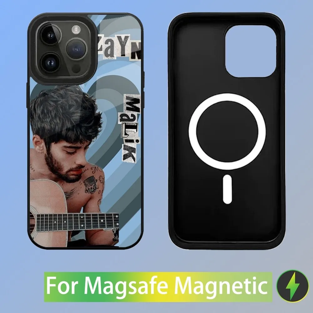 Чехол для телефона Z-Zayn M-Malik Nobody прослушивания iPhone 16 15 14 13 12 11 Plus Pro Max Mini Magsafe с