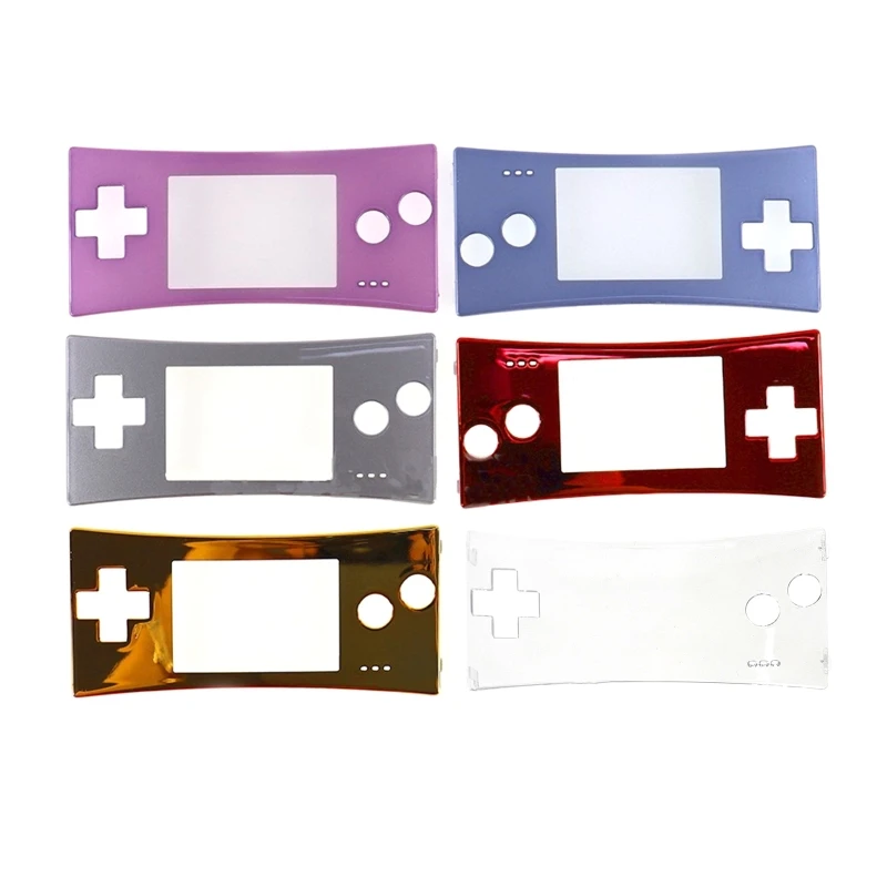 Game Console Front Faceplate Cover Shell Replacement for Game Boy Micro for GBM Front Housing Case Repair Part 95AF