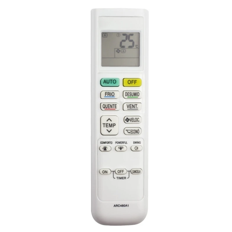 

ARC480A1 Replaced Remote Control for ARC480A1 Air Conditioning Remote Durable Remotes Air Condition Accessories 3XUE