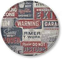 round metal tin sign signs poster suitable for home and kitchen bar cafe garage vintage style home decor wall decor