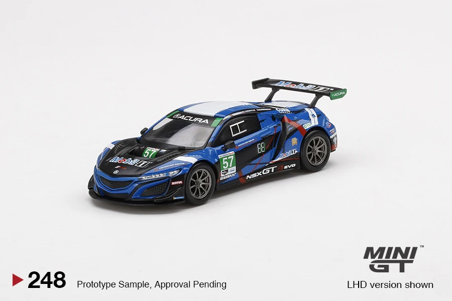 MINI GT 1/64 Acura NSX GT3 EVO #57 2020 IMSA 24 Hrs of Daytona MGT00248 (LHD) (Diecast Car)