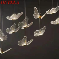 outela modern landscape atmosphere lamps indoor butterfly for home wedding decoration led string light