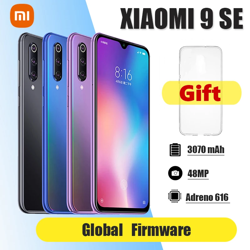 XIaomi Mi 9 SE Smartphone  Oringinal Cellphone Snapdragon 712 48 MP+ 20MP Dual SIM Fast Charging 18W Google store